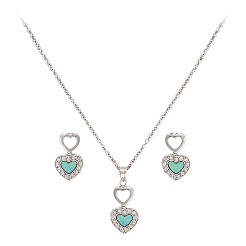 Montana Silversmiths Rivers Light Love Jewelry Set