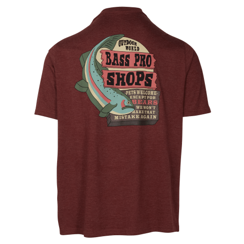 Bass Pro Shops Lodge Sign Short-Sleeve T-Shirt for Men