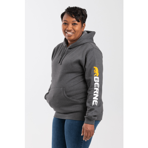 Berne Signature Long-Sleeve Hooded Pullover for Ladies