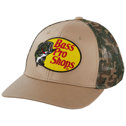 Bass Pro Shops Camo Print Mesh-Back Cap