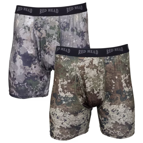 RedHead Performance Printed Boxer Briefs for Men 2-Pack