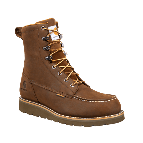 Carhartt Moc Toe Waterproof Wedge Work Boots for Men
