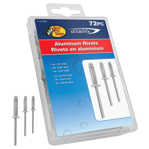 Bass Pro Shops 73-Piece Rivet Kit