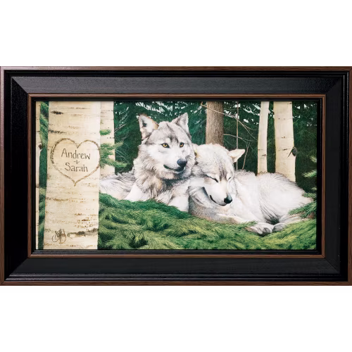 Personalized Wolves Print by Scott Kennedy
