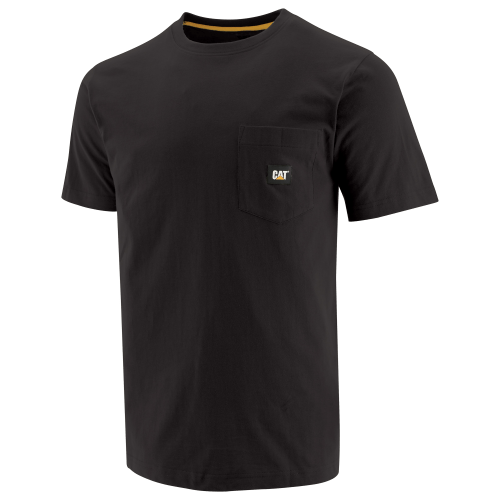CAT Workwear Label Pocket Short-Sleeve T-Shirt for Men