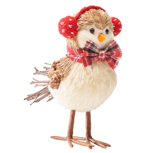 Bass Pro Shops Bird with Bow Tie and Earmuffs Decor