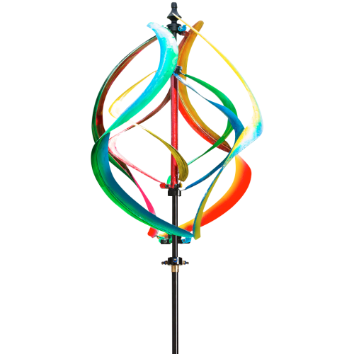 Evergreen Multicolor Helix Misting Wind Spinner