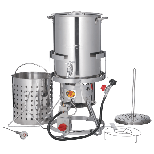 Bass Pro Shops Stainless Steel 3-in-1 Combo Cooker