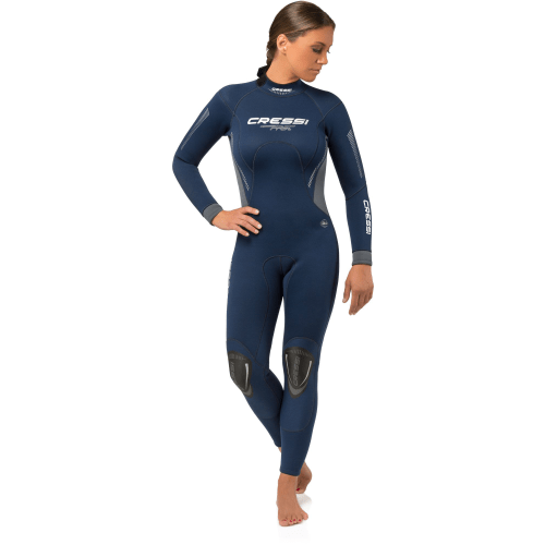Cressi Fast 3mm Back-Zip Full Wetsuit for Ladies