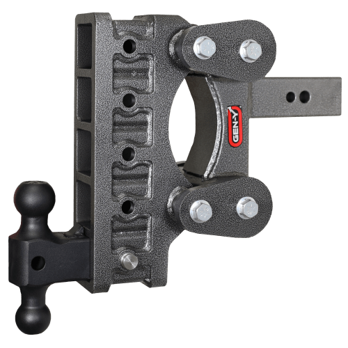 GEN-Y HITCH The BOSS Torsion Flex 2.5" Shank 32K Drop Hitch with Dual Ball