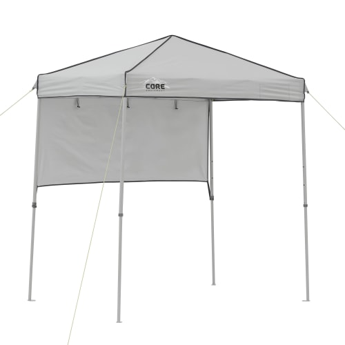 Core Equipment 6' x 4' Instant Canopy with Half Sun Wall