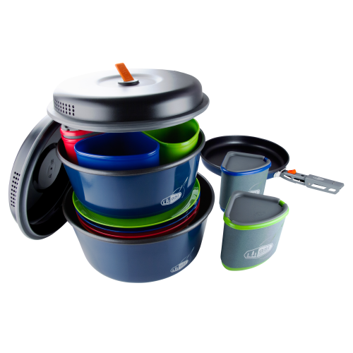 GSI Outdoors Bugaboo 23-Piece Ceramic Camper Cook Set