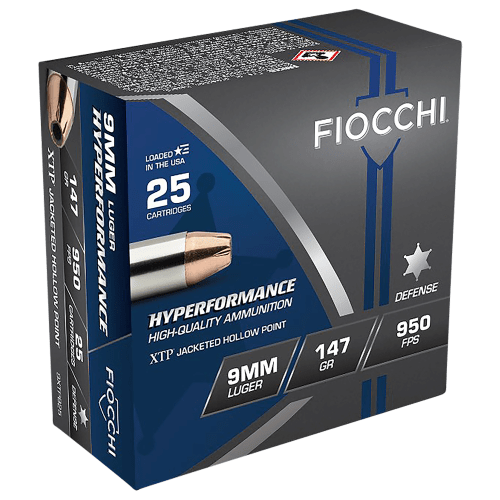 Fiocchi Extrema XTP 9mm Luger 147 Grain Handgun Ammo