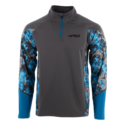 MAKO Quarter-Zip Long-Sleeve Pullover for Men