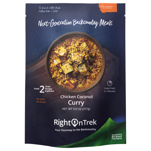 RightOn Trek Chicken Coconut Curry Meal