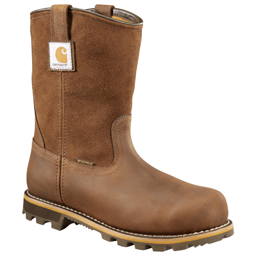 Carhartt Waterproof Carbon Toe Pull-On Work Boots for Men