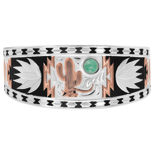 Montana Silversmiths Desert Serenade Cactus Cuff Bracelet