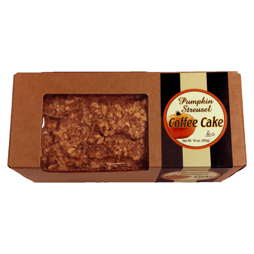 Beatrice Bakery Co. Pumpkin Streusel Coffee Cake