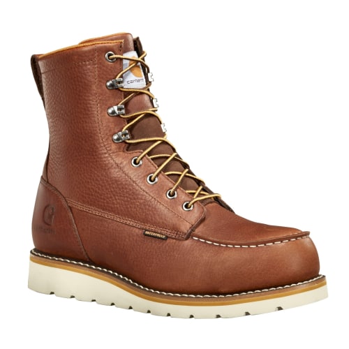 Carhartt Moc Waterproof Steel Toe Wedge Work Boots for Men