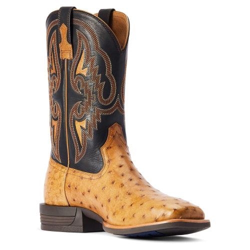Ariat Dagger Ostrich Western Boots for Men