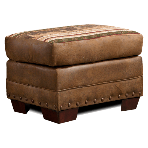 American Furniture Classics Lodge Collection Ottoman