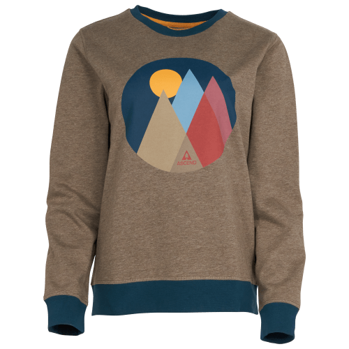 Ascend To and Fro Graphic Crew-Neck Sweatshirt for Ladies