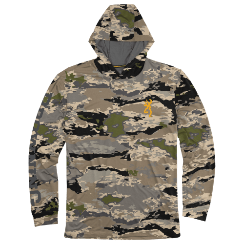 Browning Hooded Tech Long-Sleeve T-Shirt for Men