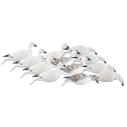 Hardcore Rugged Series Full-Body Snow Goose Touchdown Decoys
