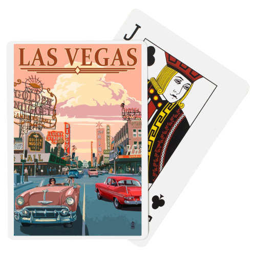 Lantern Press Vintage Las Vegas Strip Playing Cards