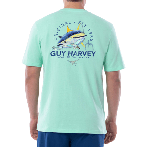 Guy Harvey Tuna Core Pocket Short-Sleeve T-Shirt for Men