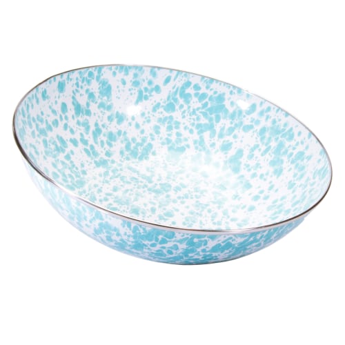 Golden Rabbit Sea Glass Catering Bowl