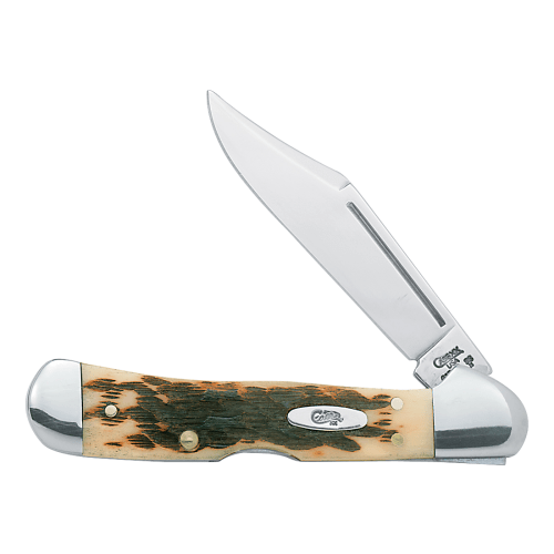Case Amber Bone Pocket Knife - Mini Copperlock