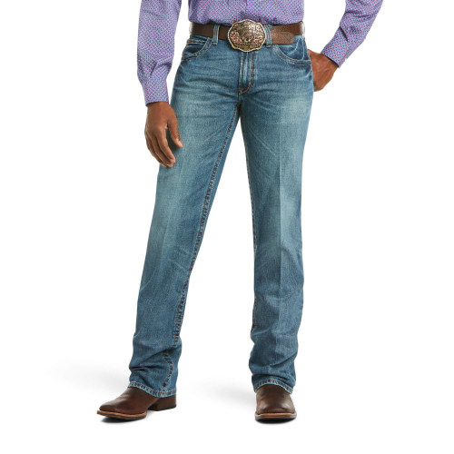 Ariat M4 Low-Rise Scoundrel Boot-Cut Jeans for Men