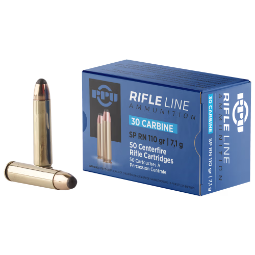 PPU SPRN .30 Carbine 110 Grain Centerfire Rifle Ammo
