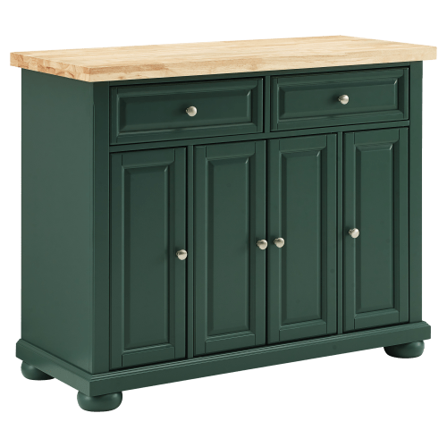 Crosley Madison Kitchen Island/Cart with Wood Countertop