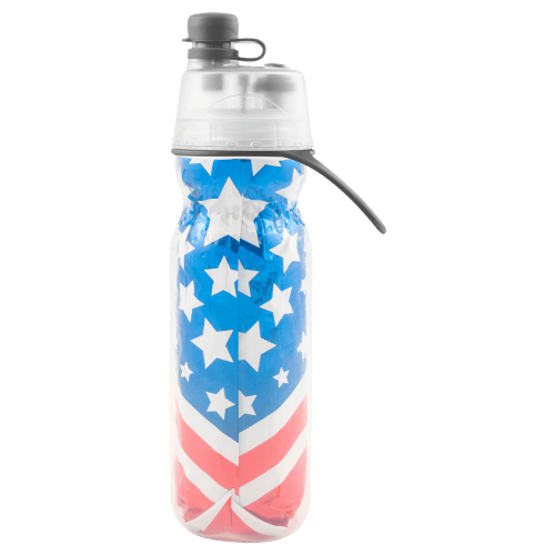 O2Cool Mist 'N Sip Patriotic USA Bottle