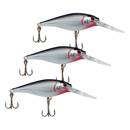 Berkley Flicker Shad Black Silver Pro Pack