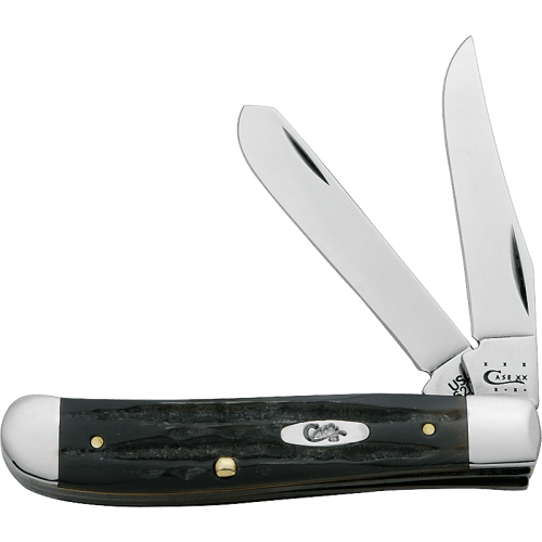 Case Jigged Buffalo Horn Mini Trapper Knife