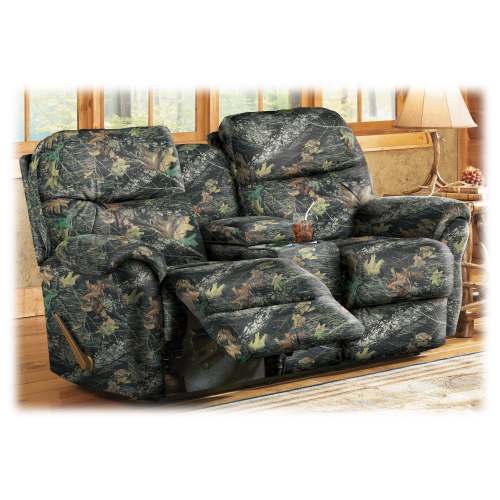 Best Home Furnishings Bodie Camo Reclining Love Seat with Console