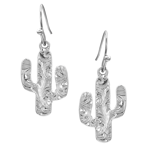 Montana Silversmiths Desert Full Moon Cactus Earrings