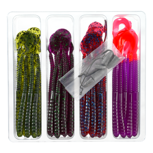 Bass Pro Shops 50-Piece Squirmin' Worm Kit