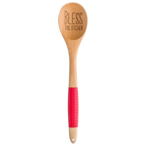 Bass Pro Shops Bless This Kitchen Wooden Spoon
