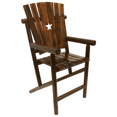 Leigh Country Char Log Star Bar Chair
