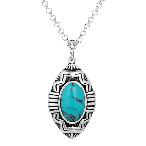 Montana Silversmiths Blue Mesa Turquoise Necklace