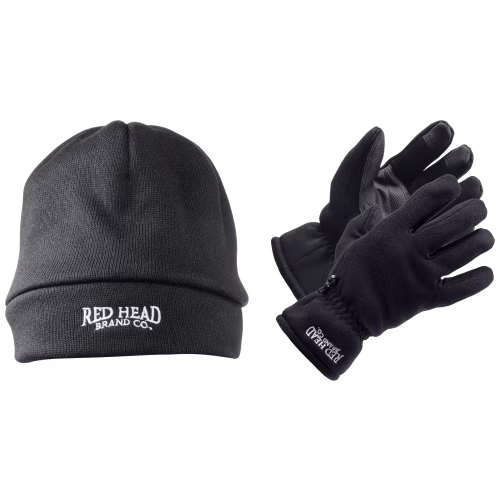 RedHead Knit Beanie and Gloves Set