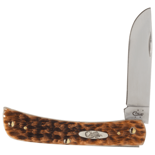 Case Amber Bone Sod Buster Jr. Pocket Knife