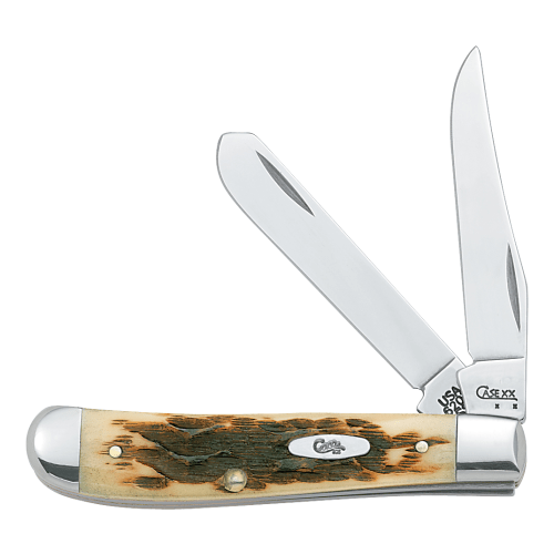 Case Amber Bone Pocket Knife - Mini Trapper