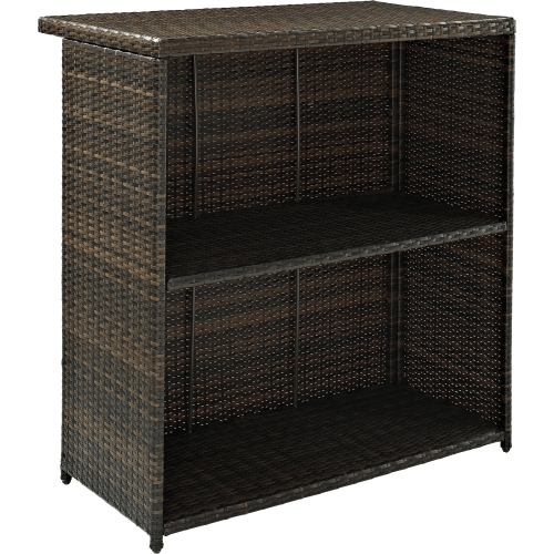 Crosley Palm Harbor Outdoor Wicker Bar