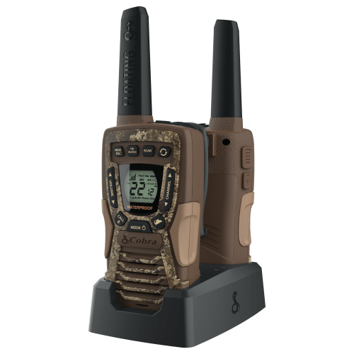 Cobra 37-Mile Floating Walkie Talkie 2-Way Radio 2-Pack Set