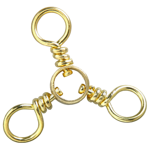 Bass Pro Shops Three-Way Brass Swivel